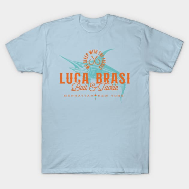 Luca Brasi Bait & Tackle T-Shirt by MindsparkCreative